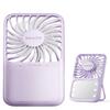 Gaiatop Portable Handheld Fan, 3 Speed LED Makeup Mirror with Light, Folding Stand for Desktop, Rechargeable Mini Personal Fans Small Travel Essentials Gifts for Women Girls view 1