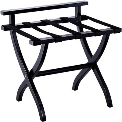 Luggage Rack Suitcase Stand for Guest Room Folding, Home Bedroom Suitcase Travel Chest Storage Stand, Luggage Stand with Nylon Straps, Home Foldable Luggage Display Shelf, 60X45X67CM ( Size : 1Pcs )