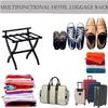 Luggage Rack Suitcase Stand for Guest Room Folding, Home Bedroom Suitcase Travel Chest Storage Stand, Luggage Stand with Nylon Straps, Home Foldable Luggage Display Shelf, 60X45X67CM ( Size : 1Pcs ) view 3