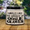 Soccer Candle Smells Like The Opposite of Goalie Gloves for Player Equipment Manager Fun Birthday Christmas Idea Funny Sarcastic 9 Oz. Vanilla Scented view 4