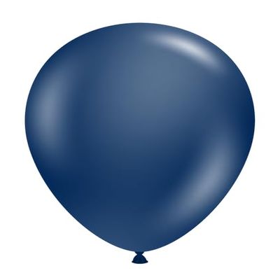 5" Pearl Metallic Midnight Blue Tuftex Brandlatex Balloon 50 Count