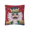 Peking Handicraft Giftable Pillows Holiday Nutcracker Hook Pillows, 10-inch Height, Polyester Filler with Zipper Closure, Home, Indoor view 1