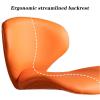 2 Pcs Bar Stools Swivel High Chairs Rustic Pub Reception Leisure Counter Barstools with Backrest Seat Cushion, Adjustable 60-80 cmr:Black view 4