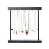 Jewelry Rack Jewelry Display Rack Minimalistic Black Walnut Color Retro Necklace Holder Hanging Prayer Beads Bracelet Fashion Jewelry Display Standd Jewelry Stand Holder (Color : Single) view 1