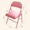 Torzk Folding Chairs with Padded Seats, Indoor Outdoor Portable Stackable Commercial Seat Foldable Stool with Thick Cushion for Events Office Wedding Party Kitchen Dining (Color : Yellow) view 2