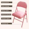 Torzk Folding Chairs with Padded Seats, Indoor Outdoor Portable Stackable Commercial Seat Foldable Stool with Thick Cushion for Events Office Wedding Party Kitchen Dining (Color : Yellow) view 4