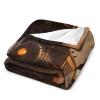 Brebasf Mid Century Steam Train Blankets Soft Blanket Rustic Vintage Wild West Country Antique Steam Train Blanket for Bedroom Sofa Throw-70W x80L view 3