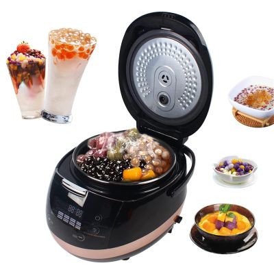 Commercial Fully Automatic Pearl Pot Black Tapioca Cooker Pearl Maker 5L, Touchscreen, For Boba Tea & Bubble Tea & Milk Tea