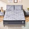 DIGLANT 14Inch Gel Memory Foam & 7-Zone Pocket Spring Queen Size Mattress, Medium Hybrid Mattress in Box for Motion Isolation, Pressure Relief,CertiPUR-US, 60 * 80 view 1