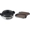 Zojirushi EP-PFC20HA, Gourmet dExpert Electric Skillet for Yin Yang Hot Pot & EA-DCC10 Gourmet Sizzler Electric Griddle,Stainless Brown Extra Large view 1