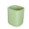 WAOCEO Trash Can Trash Can Household Large Capacity Toilet Office Living Room Paper Basket Kitchen Kitchen Waste Storage Bucket Trash Can Wastebasket (Color : Green, Size : M) view 1