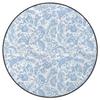 Blue White Gaming Chair Mat for Hardwood Floor Anti-Slip Floor Protector Game Controller Rubber Gaming Computer Chair Mat Flower Orchids Bohemian Style Country Style Diameter 59 in view 2
