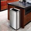EERINESS Kitchen Trash Can Open Top Trash Can Indoor Garbage Recycling Stainless Steel Trash Can Kitchen Trash Can Restaurant Office 30L Capacity Office Trash Can Wastebaskets (Size : A) view 4