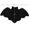 MANNY'S MYSTERIOUS ODDITIES Chenille Bat Bath Mat - 32 Inch by 20 Goth Bathroom Rug Extra Thick, Soft, Absorbant, and Machine Washable - Non Slip and No Creases - Bathroom Decor view 2