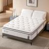 DIGLANT California King Mattress, 14Inch Cooling Gel Memory Foam Hybrid Mattress with Pocket Springs, Medium Plush Feel, White view 1