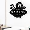 GRJIRAC Personalized Workshop Sign Garage Wall Decor Metal Wall Art, Custom Garage Sign Personalized Garage Metal Sign Papas for Dad Husband Customized Workshop Metal Name Sign view 3