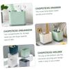 Cabilock 2 Pcs Pp Material Cutlery Holder Countertop Chopsticks Drainer Silverware Easy to Clean Multi-function view 2