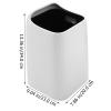 Zerodeko Trash Can Stylish Design Capacity Garbage Bin for Kitchen Bathroom and Bedroom Double-Layer Waste Container Decor view 3