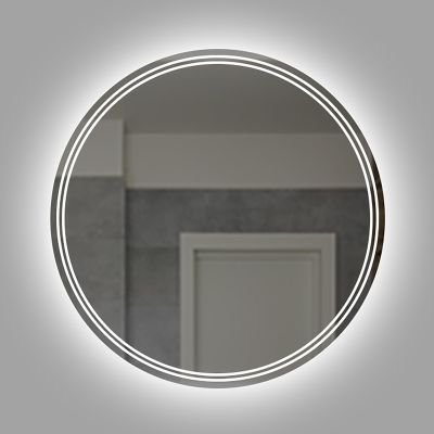 CMYAOYC LED Bathroom Vanity Mirror, 20/24/28/32 Inch Anti Fog Wall Mirror with Lights, Round Vanity Mirror with Front Light and Backlit (Color : White Light+Anti-Fog, Size : 70cm/28in)