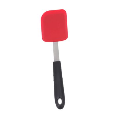 Cabilock 2 Pcs Heat Resistant Silicone Spatula Non-stick Pan Cooking Tool Kitchen Gadget Long Handle