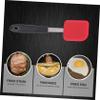 Cabilock 2 Pcs Heat Resistant Silicone Spatula Non-stick Pan Cooking Tool Kitchen Gadget Long Handle view 2