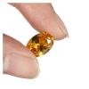 Natural Crystal Rough 10x14mm Unheated Gem Yellow Sapphire Oval Shape AAA Natural Loose Gemstone Diamond DIY Jewelry Wedding Decorative Crafts view 2
