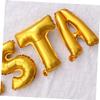 OFFSCH Set of 16 Letter Balloons in Gold Aluminum Foil Stylish for Birthday Celebration Fiesta Theme view 4