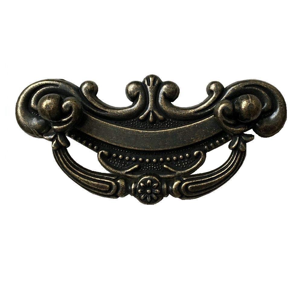 2.5" C-C Polished Gold Bail Drawer Pull Handles Cabinet Handle Dresser Pulls Kitchen Knob Handles Hardware 2 1/2" 64 mm Centers , Polished Gold) ( Color : Dark Antique Bronze , Size : C-C: 2.5" (64 mm