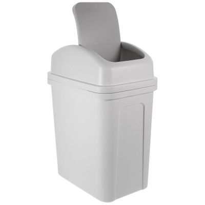 Luxshiny Bathroom Trash Can with Swing Lid Capacity Waste Bin for Kitchen and Bathroom Slim Design for Tight Spaces and Easy to Use