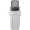 Luxshiny Bathroom Trash Can with Swing Lid Capacity Waste Bin for Kitchen and Bathroom Slim Design for Tight Spaces and Easy to Use view 3