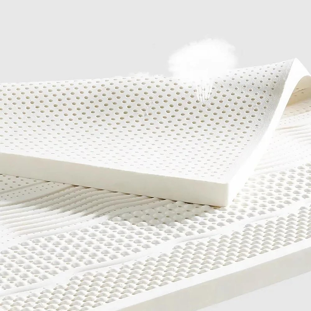 NaKeah 100% Natural Latex Mattress Topper - Medium Firmness - 1/2/3/4 Inch Mattress Topper for Sofa Bed, Caravan, Hard Mattress,7.5cm,120x190cm