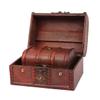 ABOOFAN 2pcs Antique Vintage Wooden Jewelry Treasure Chest Hand-carved Floral Decorative Storage Box for Organizing Jewelry Trinkets and Keepsakes view 1