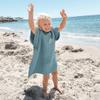 ZICOTO Soft Hooded Beach Towel for Kids - Cute Towel for Babies and Toddler Made of Waffle Cotton - Perfect Lightweight and Absorbent for Bath, Beach, Pool view 1