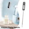 Silver Kitchen Digital Food Thermometer Meat Cake Milk BBQ Cooking Household Thermometer Probe Gauge Electronic Oven Tool,Kitchen Utensils and Gadgets view 3