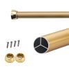 Closet Rod for Hanging Clothes, Bedroom Wall Mount Closet Bar Round for Hanging Clothes and Garment Hanger, Wardrobe Storage Clothing Organizer Rod Rack System Kit for Bedroom for Easy Installation ( view 1