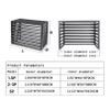 Heavy Duty Air Conditioner Cover Outdoor Privacy Fence Screen Trash Can Enclosure Aluminum Window Protective AC Heat Pumps Rack Dustproof Condensing Unit Flower Stand Garden Fence ( Color : Grey A , S view 3
