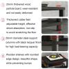 SOBS 2/3/4-Tier Media Stand Audio/Video Component Cabinet, Home Theater Entertainment Center CD Player Stand Stereo Rack and Audio Tower with Wooden Storage Shelves (Color : B, Size : 2-Tier) view 3