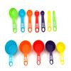12PCS Measuring Cups and Spoons Set, Colorful Kitchen Measuring Set Stackable Measuring Spoons with Hook for Dry and Liquid(12pcs) view 4
