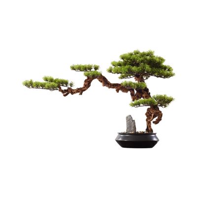Artificial Bonsai Tree Artificial Bonsai Tree Home Green Simulation Tree Living Room Office Desktop Decor Simulation Welcome Pine Bonsai Tree Ceramic Vase Artificial Plants Indoor Fake Plants Bonsai T