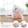 Holibanna Wedding Petal Basket for Bride Handheld Flower Storage Basket for Weddings Anniversaries and Special Events Fabric Design Handle for Easy Carrying view 2