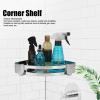 Gsycle Modern Minimalist Silver Triangular Corner Shower Caddy Shower Holder Hollow Triangular Corner Shelf for Home Bathroom view 2
