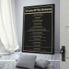 12 Laws Of The Universe Wall Art Manifestation Spiritual Canvas Wall Art Posters For Room Aesthetic Canvas Painting Posters And Prints Wall Art Pictures for Living Room Bedroom Decor 12x18inch(30x45c view 3