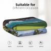 AMAZWI Hawaii Beach Golf Course Throw Blanket,Super Soft Warm Flannel Blanket for Bed Couch Living Room,Gifts Blanket,All Season, Normal, RGT131 view 2