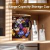 Coffee Pod Holder with Lid - Large Capacity Black K Cup Holder Organizer for Counter - Coffee Bar Accessories Decor Station for Pods, Espresso, Capsules, Creamer(Prismatic Grid) view 3