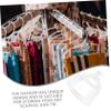 10pcs Hat Display Hanger Clothes Storage Shelves Beanie Organizer for Closet Sunglass Display Stand Wig Hanger Clothes Organizer Rack Hook Cap Cotton Hat Plastic Sunglasses view 4