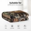 AMAZWI Hunting Deer Bear Elk Throw Blanket,Super Soft Warm Flannel Blanket for Bed Couch Living Room,Gifts Blanket,All Season, Normal, RGT131 view 2