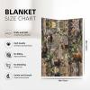 AMAZWI Hunting Deer Bear Elk Throw Blanket,Super Soft Warm Flannel Blanket for Bed Couch Living Room,Gifts Blanket,All Season, Normal, RGT131 view 3