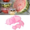 6Pcs Silicone Stretch Lids, Soda Can Covers Lids Bowl Covers Reusable Elastic Food Covers for Various Food Containers Use(Pink) view 3