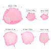 6Pcs Silicone Stretch Lids, Soda Can Covers Lids Bowl Covers Reusable Elastic Food Covers for Various Food Containers Use(Pink) view 4
