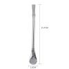 Drinking Filter Str ws,Reus ble St inless Steel Drinking Str ws,Drinking Str w,Drinking Str w Filter Spoon for M te Te Set, yerb m te urd set Str ws view 4